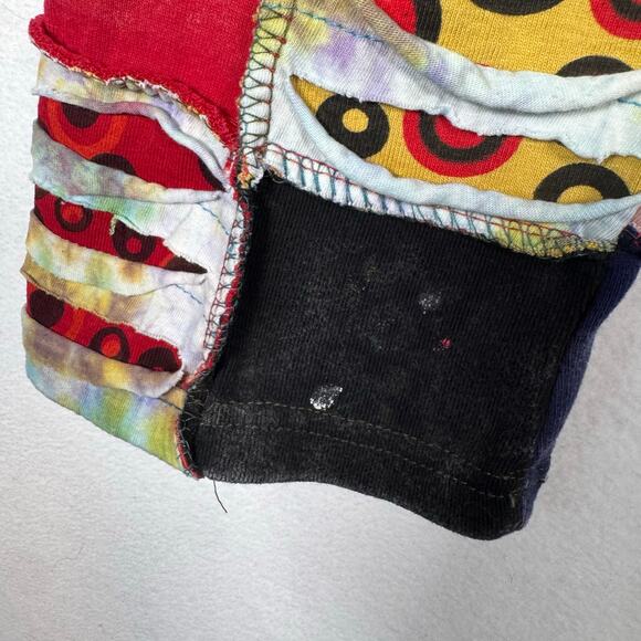 All That Jazz Cut Out Patchwork Full Zip Hoodie Boho Women's XL Hippie Festival - Picture 8 of 10